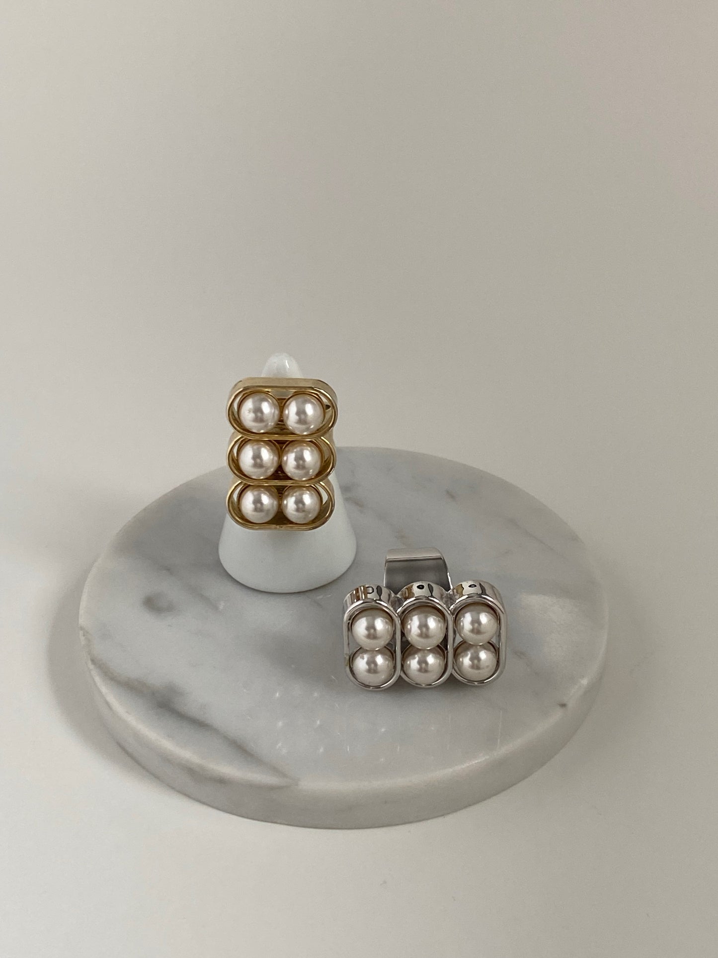 6 Pearls Ring - Gold