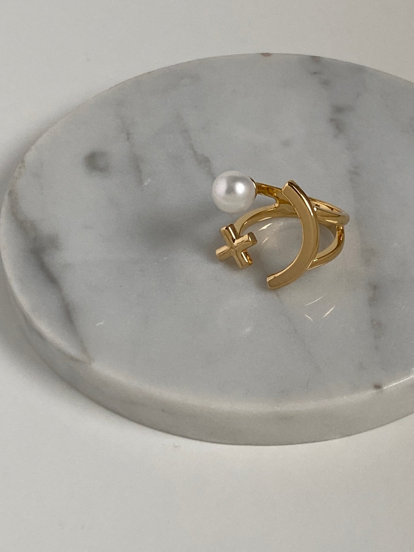 Happy Pearl Ring - Gold