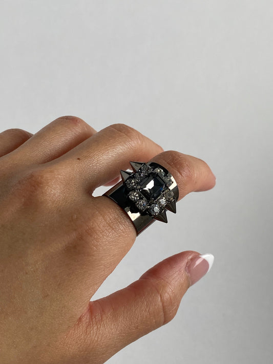 Sparkle Spike Adjustable Ring